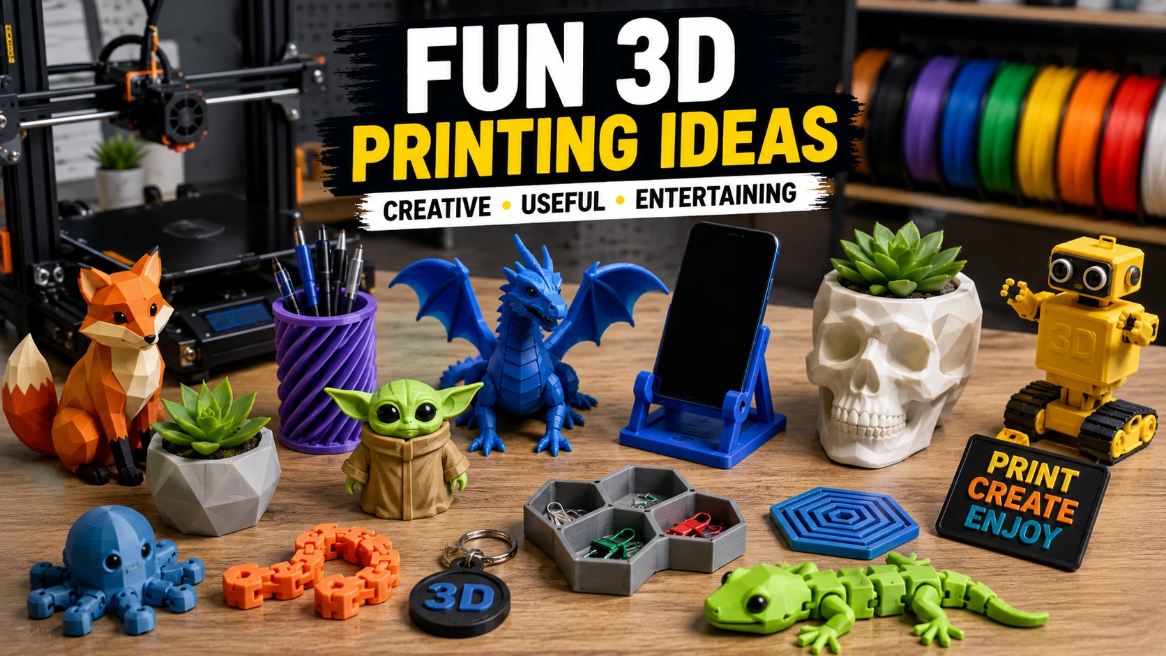 Fun 3D Printing Ideas