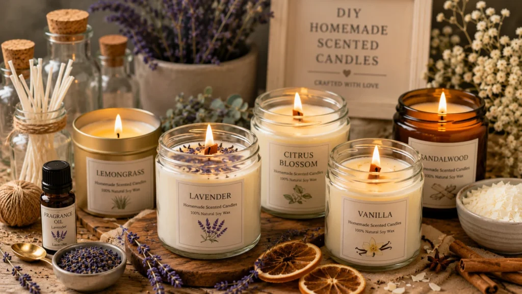 Homemade Scented Candles
