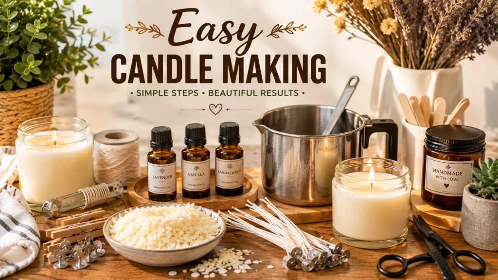 Easy Candle Making