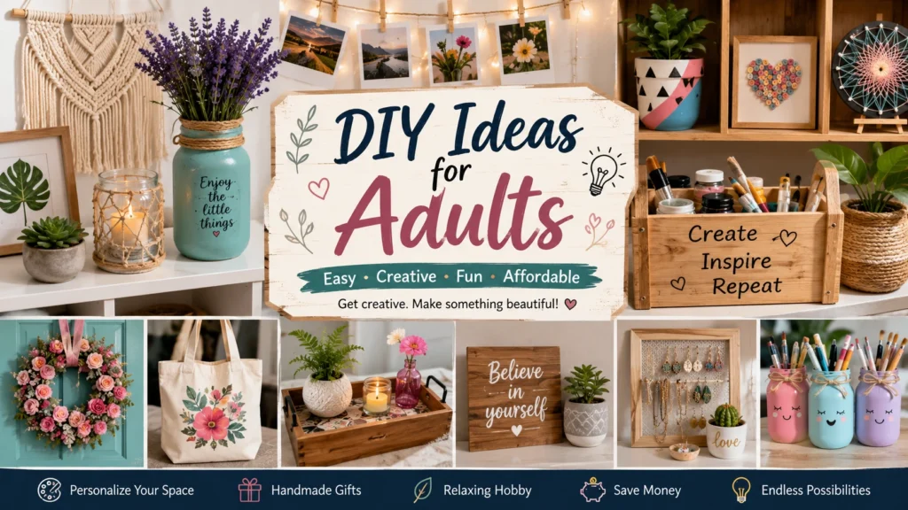 DIY Ideas for Adults
