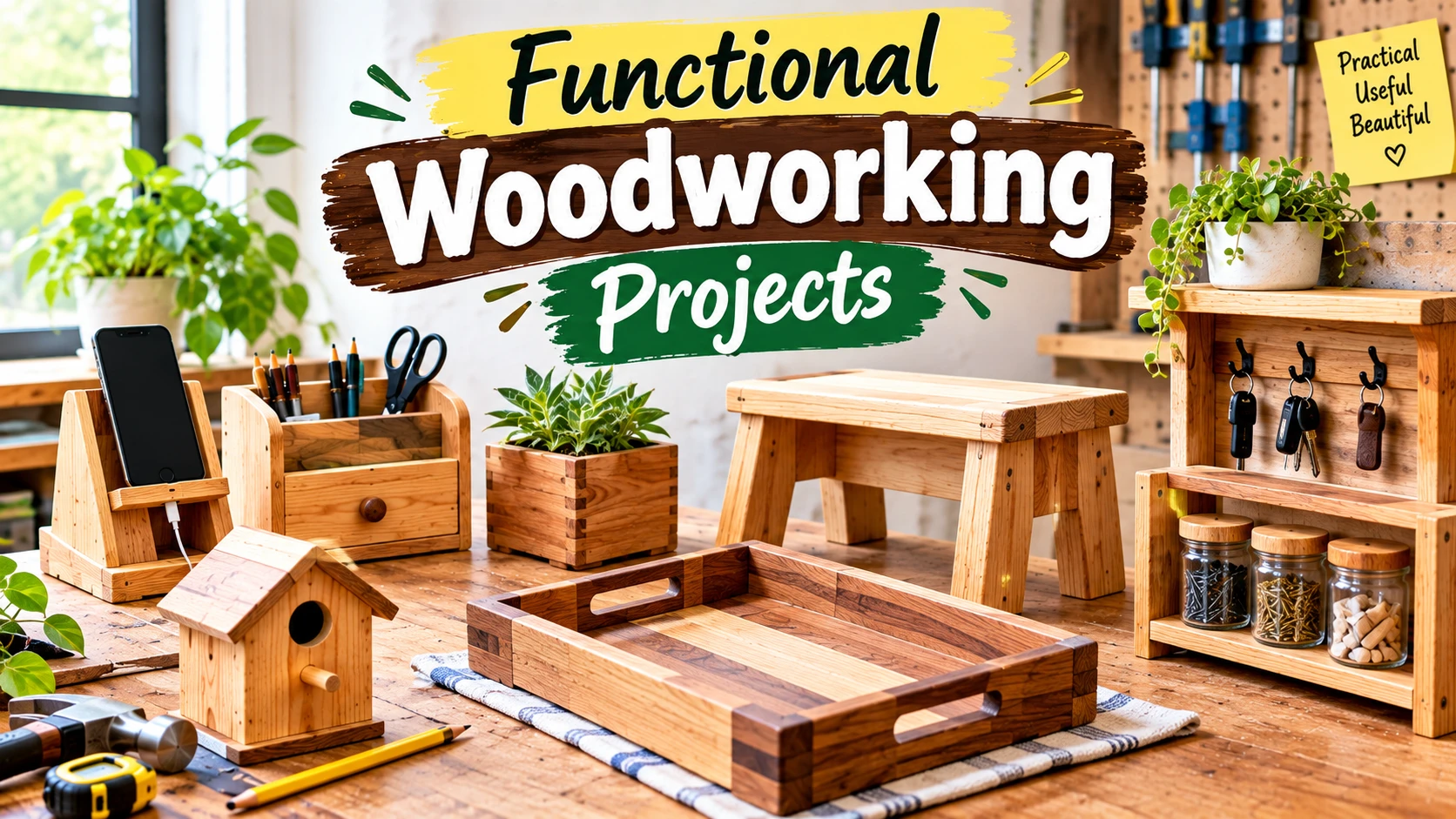 Functional Woodworking Projects