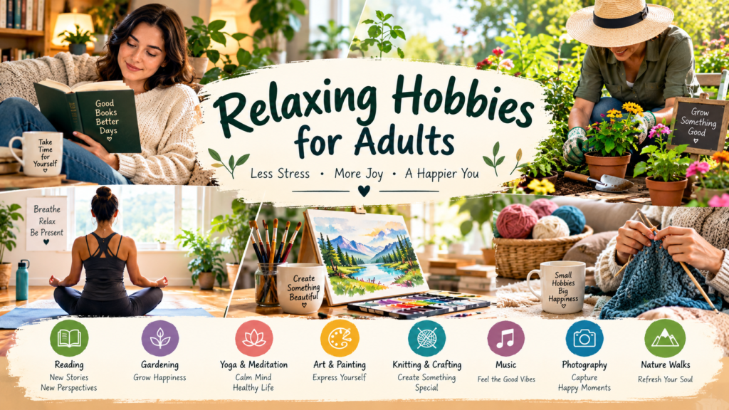 Relaxing Hobbies for Adults