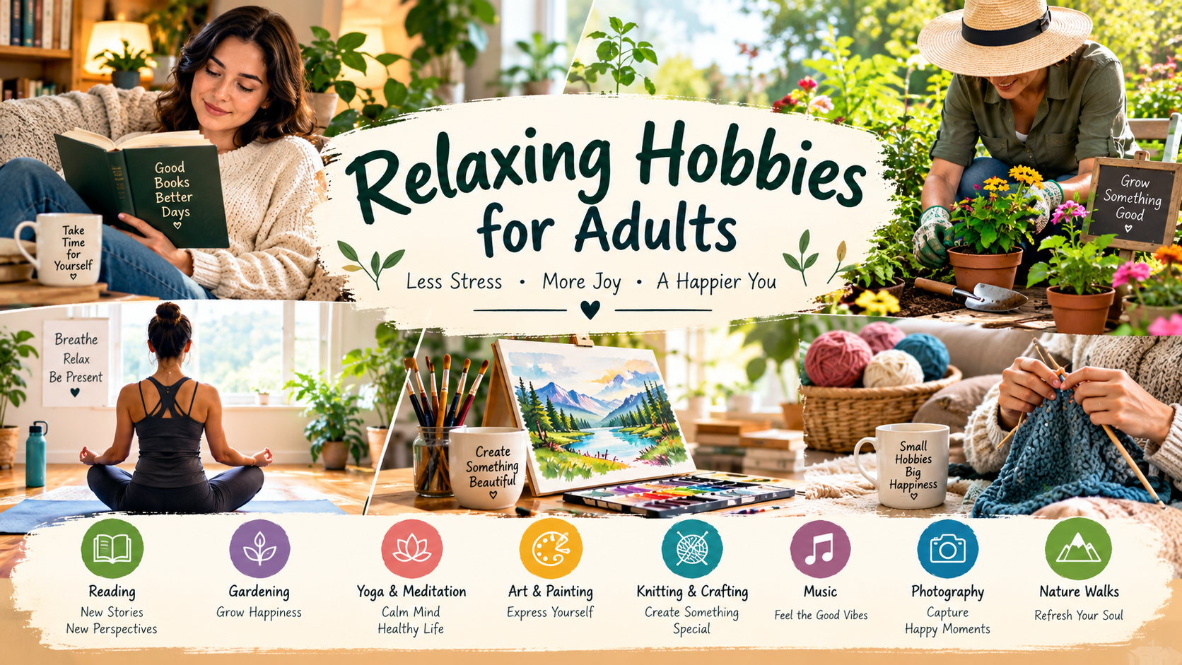 Relaxing Hobbies for Adults