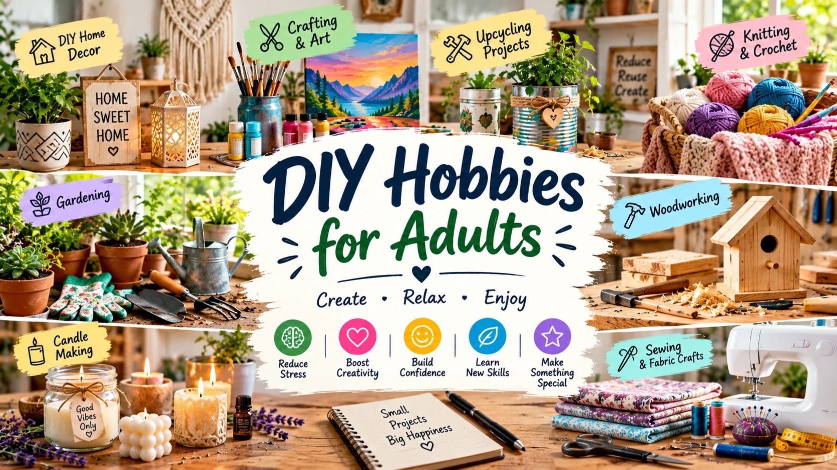 DIY Hobbies for Adults