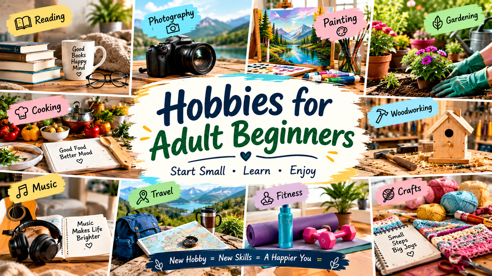 Hobbies for Adult Beginners