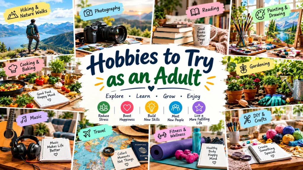 Hobbies to Try as an Adult