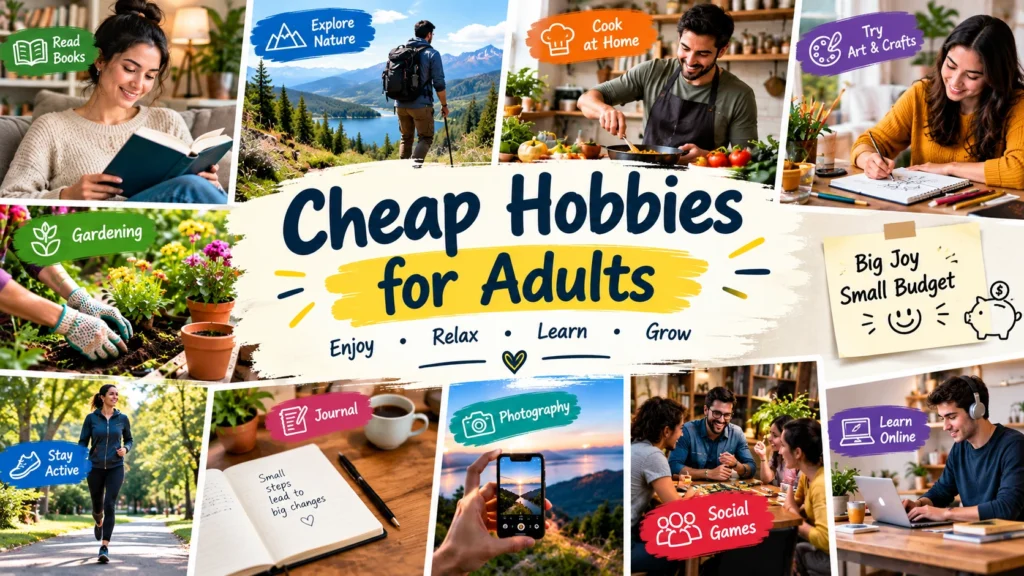 Cheap Hobbies for Adults