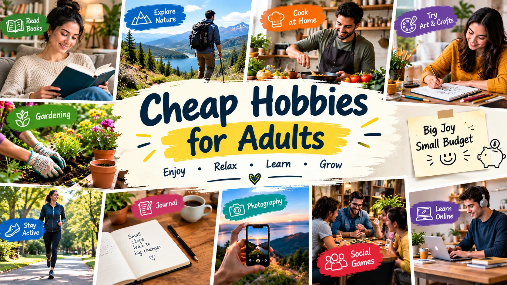 Cheap Hobbies for Adults