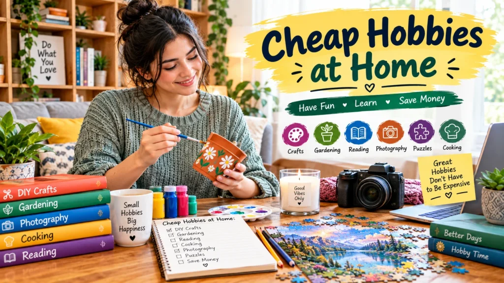 Cheap Hobbies at Home