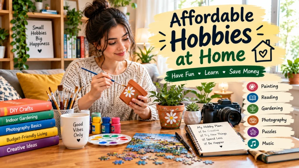 Affordable Hobbies at Home