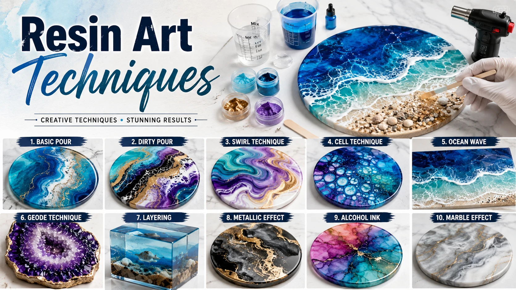 Resin Art Techniques
