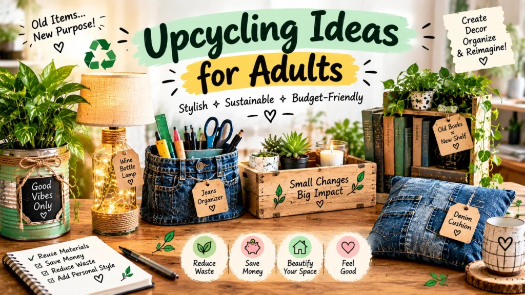 Upcycling Ideas for Adults