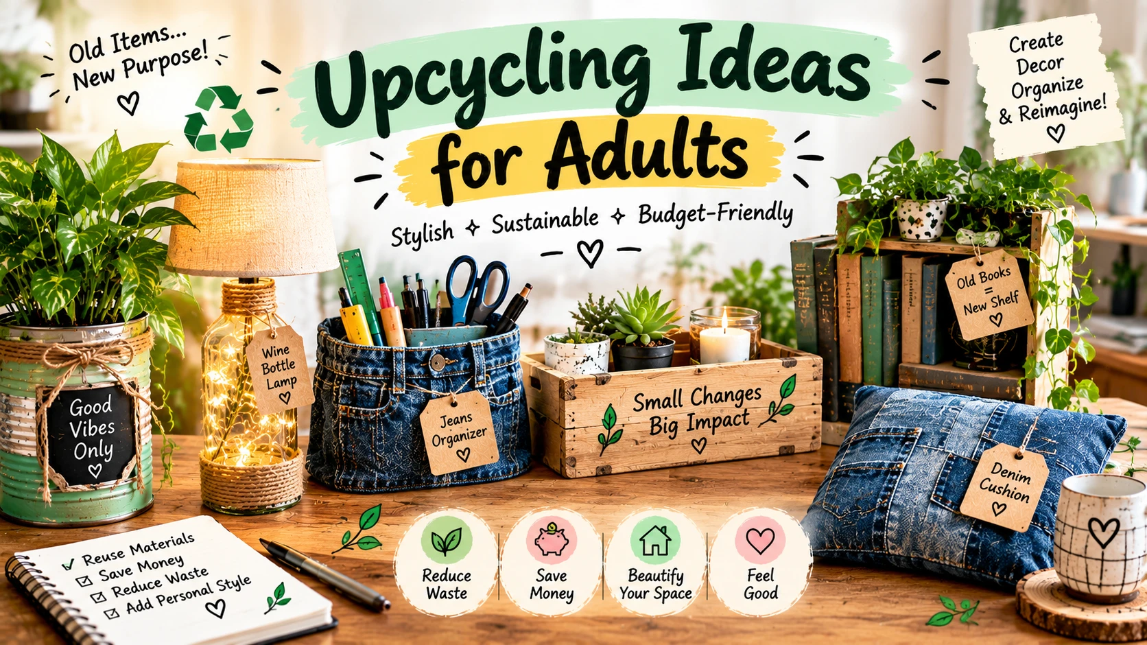 Upcycling Ideas for Adults