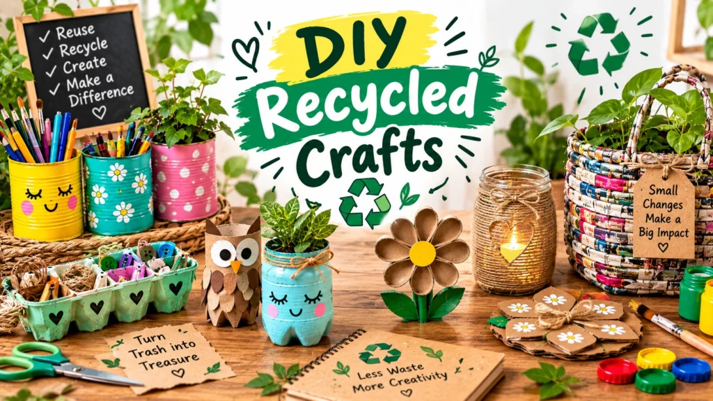 DIY Recycled Crafts