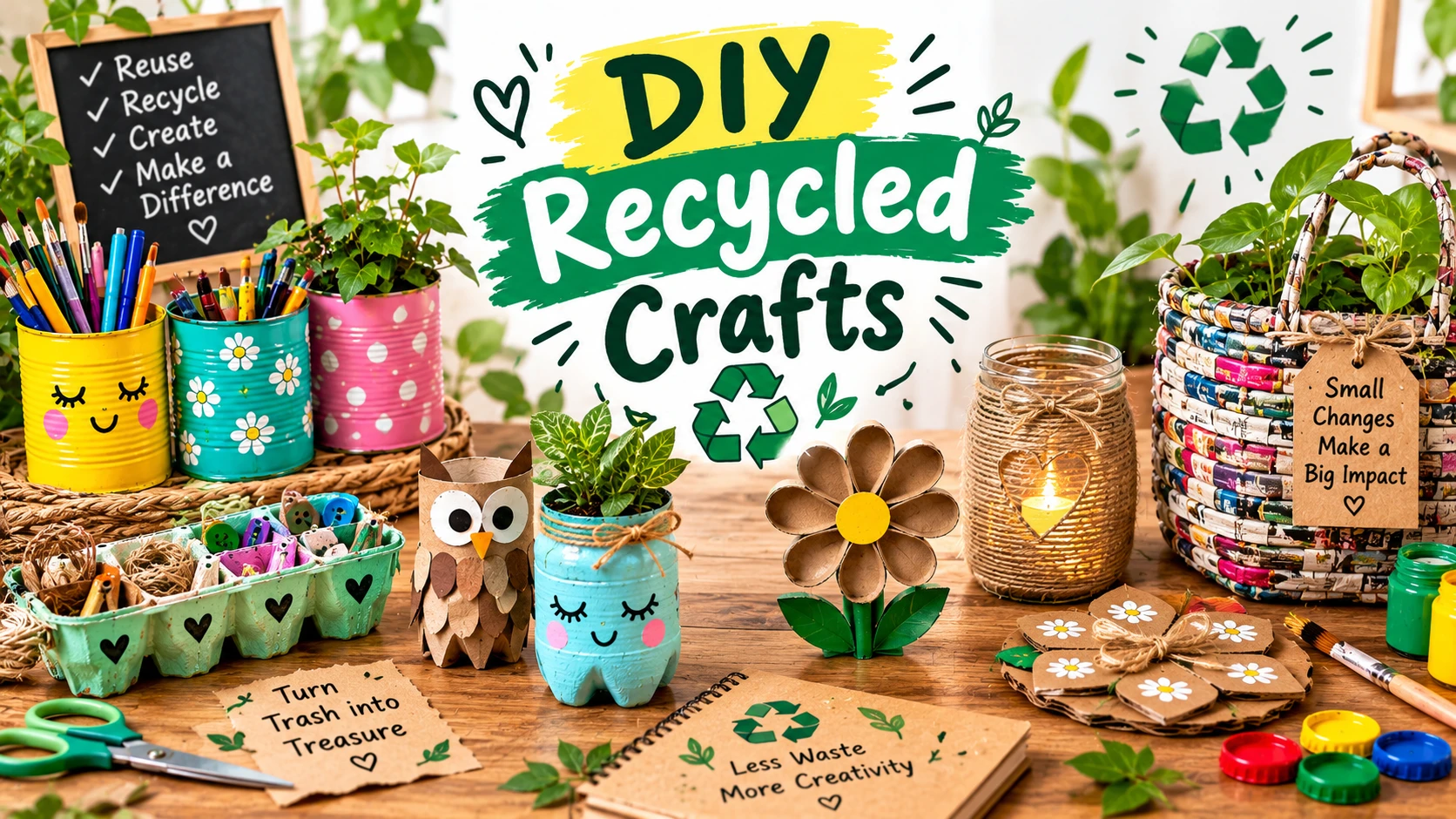 DIY Recycled Crafts